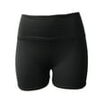 thumbnail image 2 of FRSASU Workout Biker Shorts for Women High Waisted Tummy Control Booty Yoga Stretch Shorts Black, 2 of 5