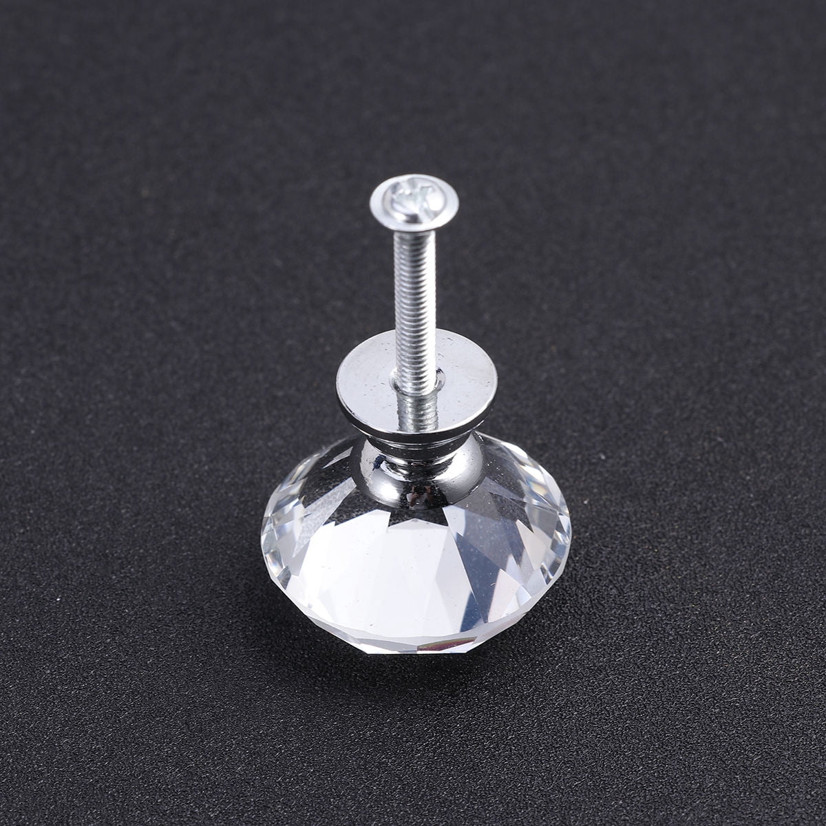 HEALEEP 10Pcs Cabinet Hardware Zinc Alloy Cabinet Knob with Transparent Material and Kitchen Cabinet Handles