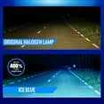 thumbnail image 4 of 9007/HB5 LED Headlight Bulbs All-in-one Blue LED Headlights Conversion Kits High Low Beam 8000K Super Bright Blue, 400% Brightness, Plug-N-Play, IP68 Waterproof,2Pack, Headlight Bulbs, 4 of 5