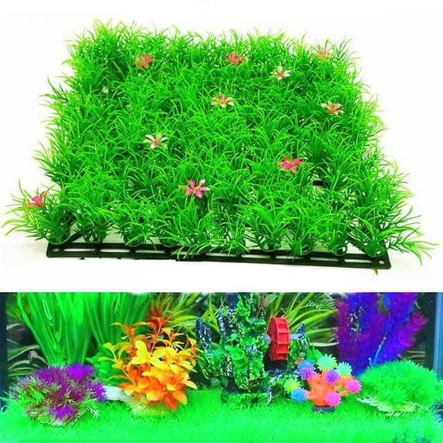 Flmtop Lifelike Grassladder Easy-using Exquisite Plastic Aquarium Grass Ladder for Home 4#