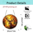 thumbnail image 4 of AZXY Deer Acrylic Suncatcher Window Hanging, 7.87 Inch Stained Glass Art Ornament, Crystal Sun Catcher Indoor Outdoor Garden Patio Wall Decor Gift, 4 of 6