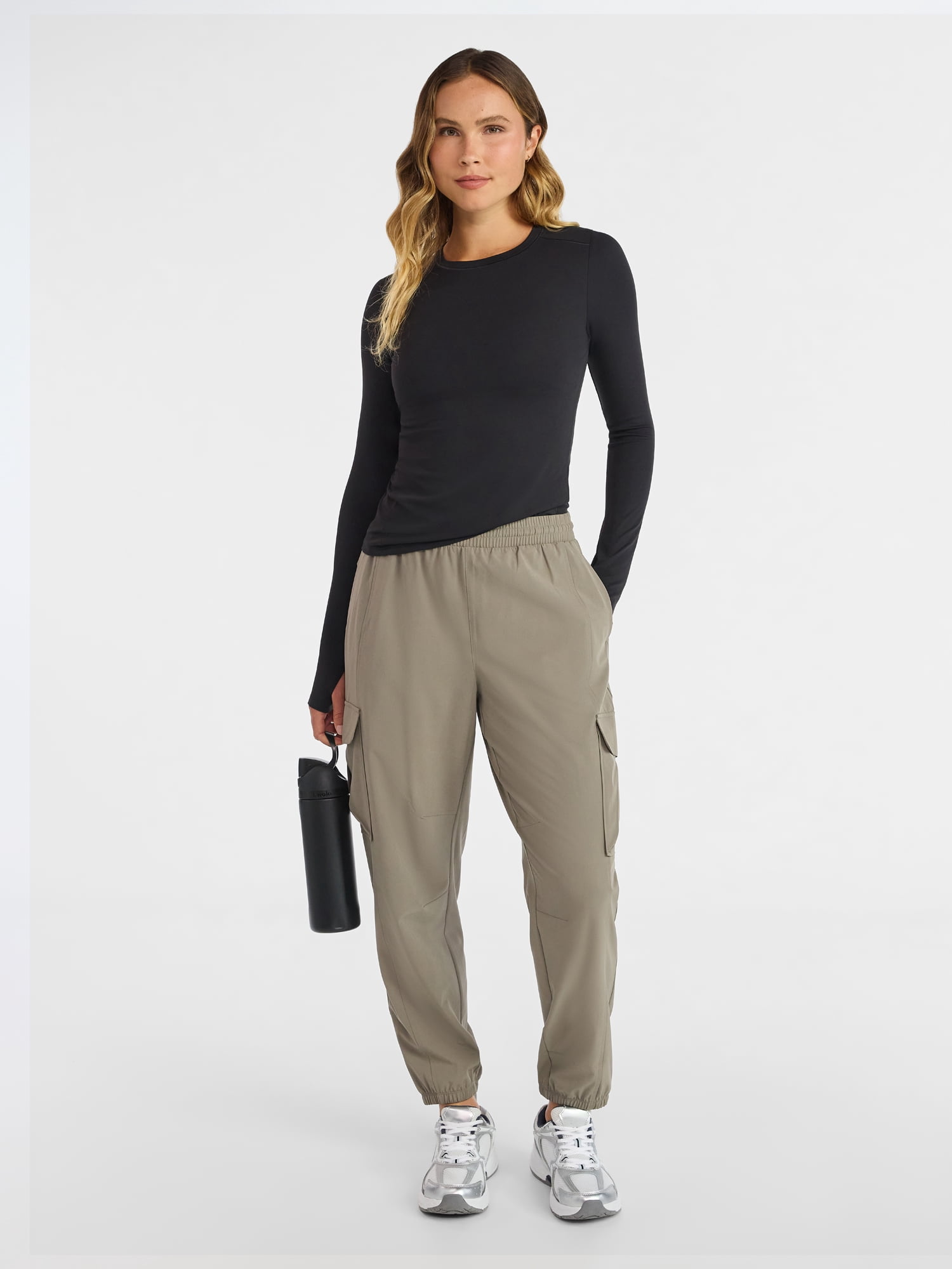 Avia Women's Slant Cargo Jogger, Sizes XS-XXXL