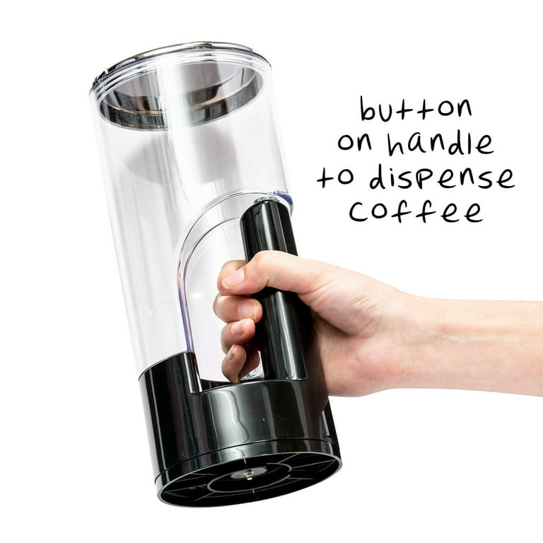 Ground coffee dispenser