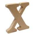 thumbnail image 2 of DOLITY 4x Standing Wooden Alphabet Signs Letters Craft Educational Learning Set, 2 of 9