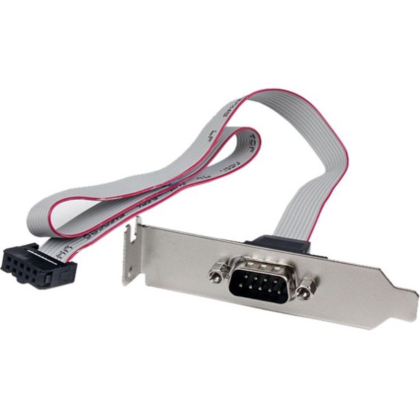 Startech 2 Port Low Profile DB9 Serial Port Bracket to 10Pin Header