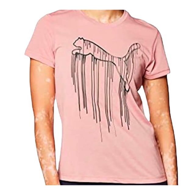 Playera Puma Mujer Performance Rosa Talla CH