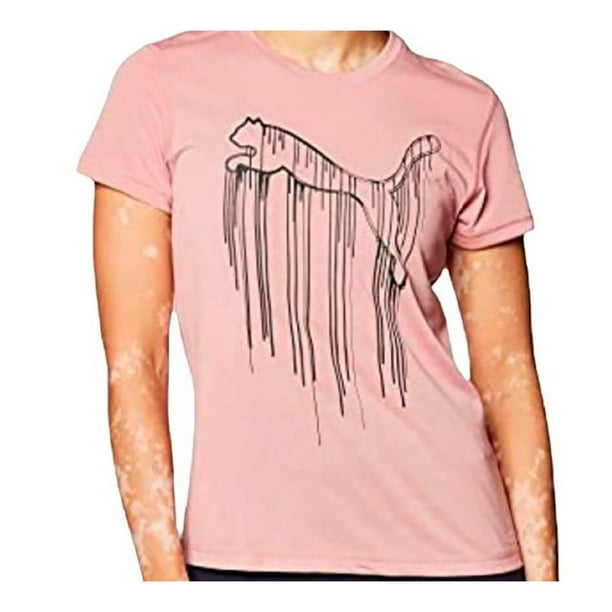 Playera Puma Mujer Performance Rosa Talla CH