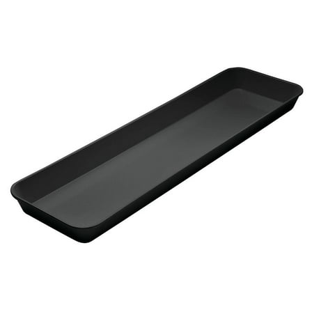 HUBERT® Black Fiberglass Merchandising Tray - 30" L x 8 3/4" W x 2" H