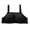 Black, variant on Penkiiy Women Bras Women's Bra Wire Free Underwear Large Size Thin Cup Lace Sexy Bra Black Bras