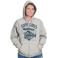 thumbnail image 4 of Adorable Father Daughter Fishing Cute Zip Hoodie Sweatshirt Women Brisco Brands X, 4 of 6