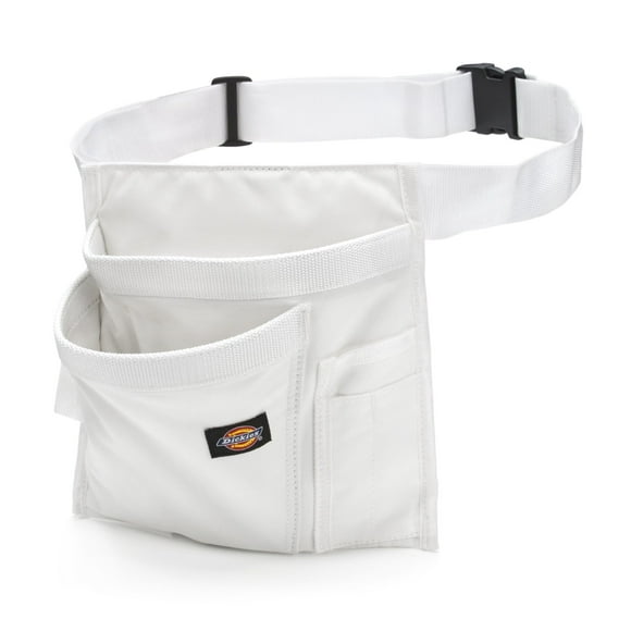 Dickies 5-Pocket Single Side Tool Belt Pouch/Work Apron for Painters, Carpenters, and Builders, Durable Canvas Construction, Adjustable Belt for Custom Fit