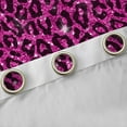 thumbnail image 5 of Feelyou Cheetah Leopard Print Black Out Curtains, Fuchsia Bling Art Curtains Pack of 2 (42x63 Each), Chic Polka Dot Abstract Bedroom Curtains, Window Curtains Bedroom Decor, 5 of 7