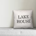 thumbnail image 2 of Creative Products Lake House White and Black 16x16 Indoor / Outdoor Pillow, 2 of 2