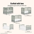thumbnail image 5 of Dream On Me Chelsea 5-in-1 Convertible Crib, Meadow Green, 5 of 8