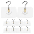 thumbnail image 1 of MOVTOTOP Multi Adhesive Ceiling Hooks No Drill Strong Hold for Home Use 12 Pcs, 1 of 7
