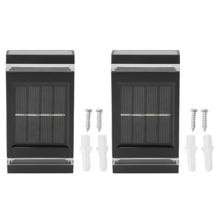 

Big sale 2PCs Solar Wall Lights Up Down 6 LED Light Waterproof Outdoor Decoration Wall Lamp for Garden Driveway Courtyard Balcony