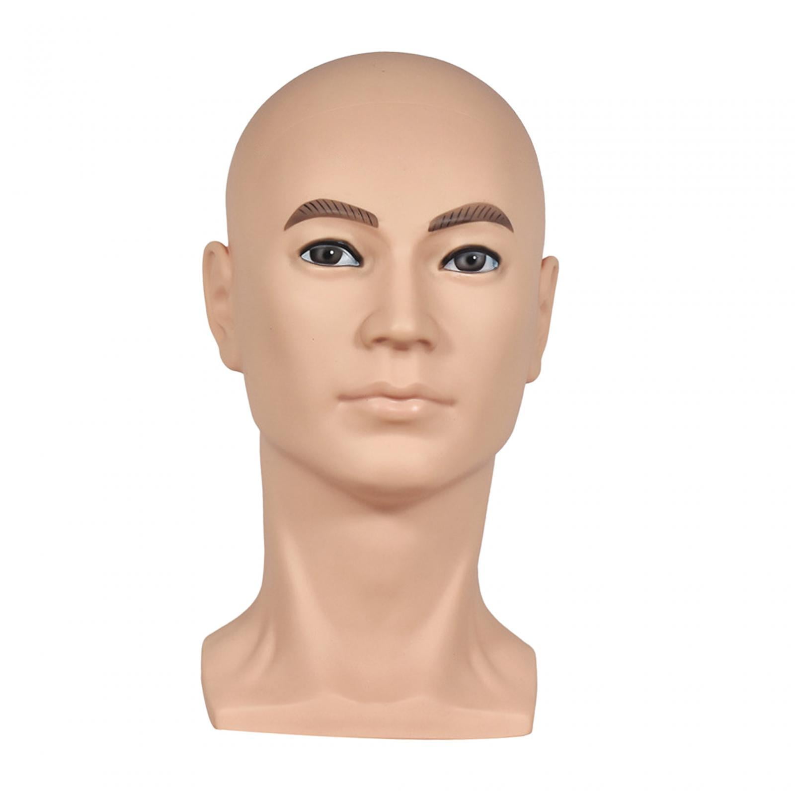 Gazechimp Mannequin Head Display Stand Durable Multifunctional for Home Barbershop Male