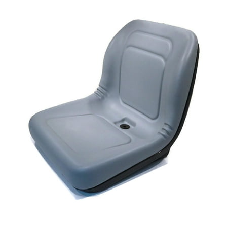 The ROP Shop Gray HIGH Back SEAT for John Deere Compact Tractor 4105 4200 4210 4300 4310