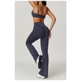 thumbnail image 2 of Conjuntos de entrenamiento for mujer, 2 piezas, sujetador deportivo, camiseta sin mangas, polainas de cintura alta, gimnasio, yoga, ropa activa, camiseta de entrenamiento for mujer, 2 of 7