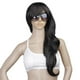 thumbnail image 4 of Peluca Larga Rizada Ondulada Negro Cabello Falso Para Mujer Chica - shamjiam Negro Women \ 's pelucas llenas onduladas largas peluca, 4 of 9