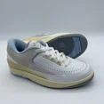 thumbnail image 2 of Ni - ke Ni - ke Air Jordan 2 Low DX4401-146 Women's Size 6 Shoes White Gray Blue Sneakers, 2 of 5