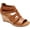 DARK TAN LEATHER, variant on Rockport Women's Briah Gladiator Wedge Sandal 8, Black Leather