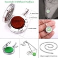 thumbnail image 7 of HESHPAWS Round Multicolor Gemstone Necklace, 3.5 ct, 316L Stainless Steel, 11.5 ft Cable Chain, Includes 30 Refill Pads, 7 of 7