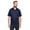 Dark Navy, variant on Harriton M348P Men's Advantage Snag Protection Plus IL Pocket Polo-Black-2XL