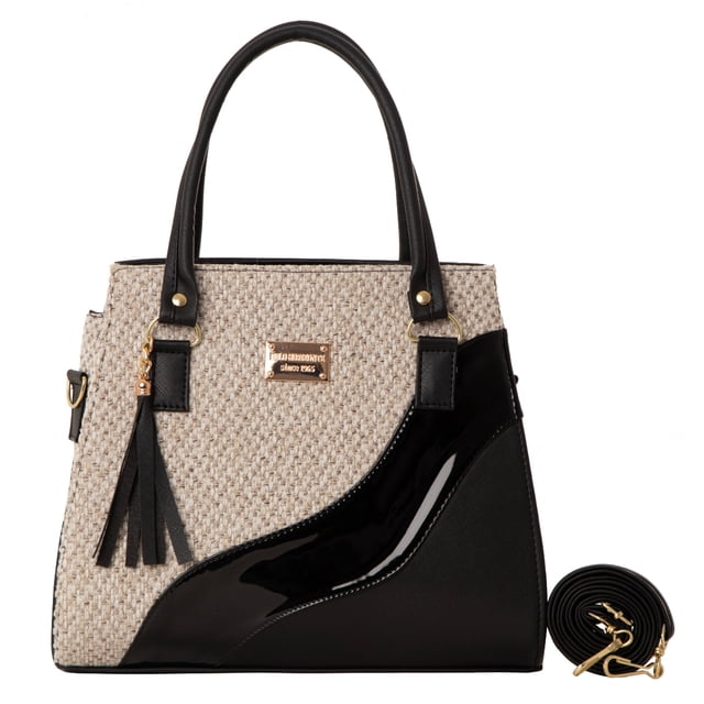 Bolsa Yute Para Dama FANA Harlow Color Negro Se Única El Mejor Regalo, M3994!!
