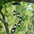 thumbnail image 5 of Skull Solar Wind Chime, 33 Inch Outdoor Wind Chimes, Solar Powered Wind Chimes with Led Lights, Waterproof Hanging Decor for Garden Patio Yard, 1 Pack, 5 of 5