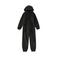 thumbnail image 1 of Solid Color Parent-Child Suit, Long Sleeve Family Pajamas Set, Round Neck Zipper Hoodie, 1 of 7