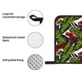 thumbnail image 5 of Oven Mitts and Pot Holders 4 Piece, Red Cute Parrot Green Banana Leaf High Heat Slip Resistant Oven Mitt and Trivets Set Kitchen Oven Glove Pot Holders for Cooking Baking Grilling, 5 of 7