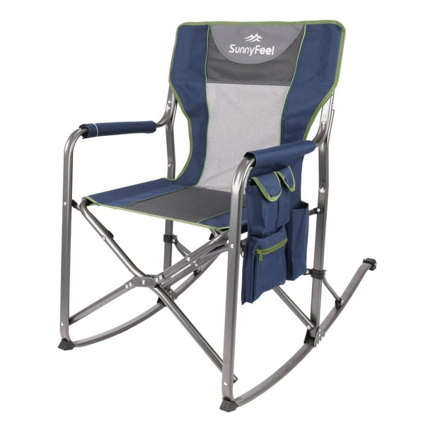 SunnyFeel Portable Oversized Rocking Director Camping Chair, Outdoor