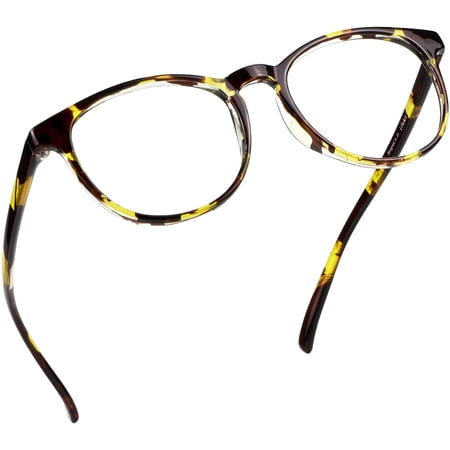 LifeArt Blue Light Blocking Glasses, Anti Eyestrain, Computer Reading Glasses, Gaming Glasses, TV Glasses for Women Men, Anti Glare (Tortoise, +0.75 Magnification)
