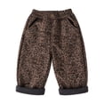 thumbnail image 3 of Bainana Toddler Leopard Pants Boys Elastic Waist Wide Leg Trousers Loose Daily Wear Pants, Size 1-8 Years, Khaki, 3 of 9