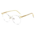 thumbnail image 3 of Gafas de ordenador Zulema Anteojos Anti Luz Azul bloque de gafas redondas blanco, 3 of 6