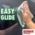 thumbnail image 4 of Sonax Microfiber Glass Cloth – Waffle Weave, Lint-Free, 3-Pack., 4 of 6