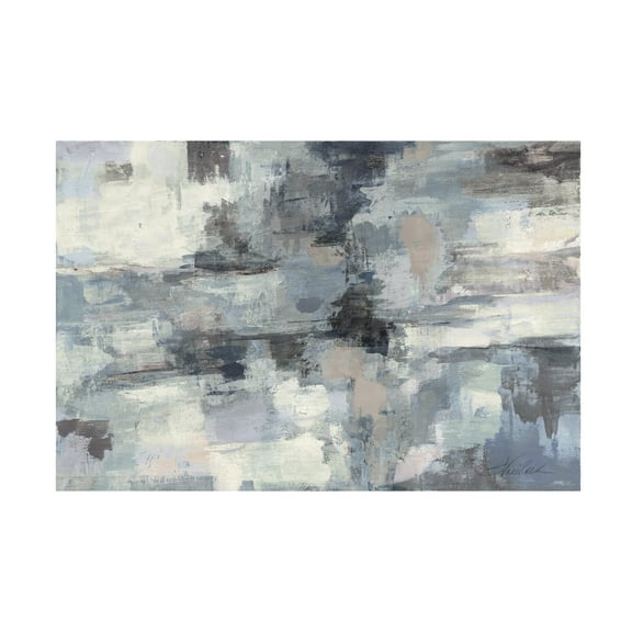 Trademark Fine Art 'In the Clouds Indigo and Gray' Canvas Art by Silvia Vassileva