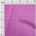 thumbnail image 2 of oneOone Tissu en Velours Rose Fuchsia Floral pour Robe Tissu Imprimé au Mètre 58 Pouces de Large, 2 of 4