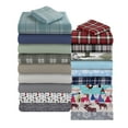 thumbnail image 4 of Morgan Home Grey 4-Piece Turkish Flannel Sheet Set Queen, 4 of 7