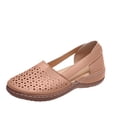 thumbnail image 3 of YLYL Women Orthopedic Loafers Hollow out Wedge Heel Comfort Casual Slip on Mary Janes Oxfords Shoes, 3 of 5