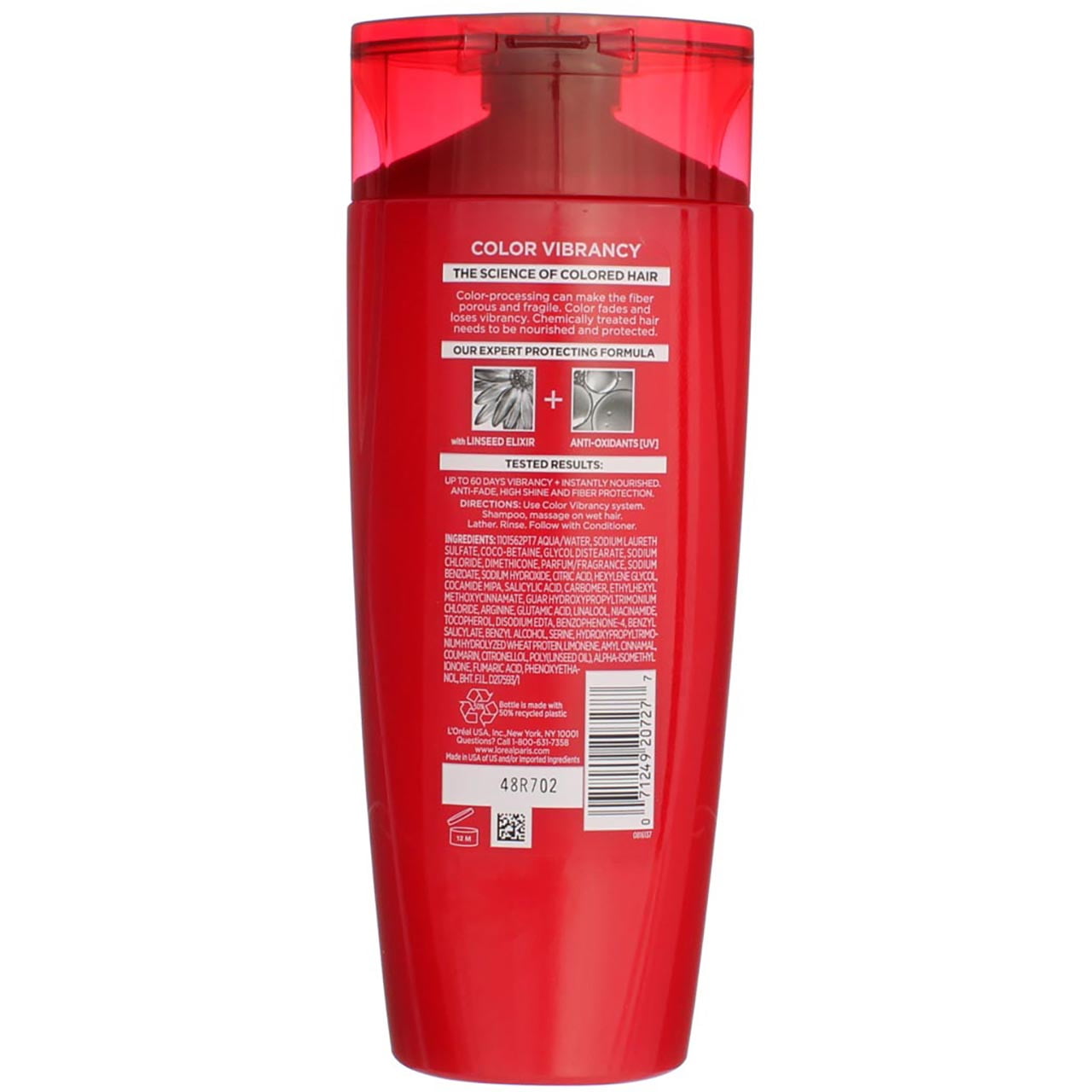 3 Pack - L'Oreal Advanced Haircare Color Vibrancy Nourishing Shampoo 12.6 oz