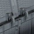 thumbnail image 5 of vidaXL Garden Storage Box Grey PP Rattan 180 L, 5 of 5