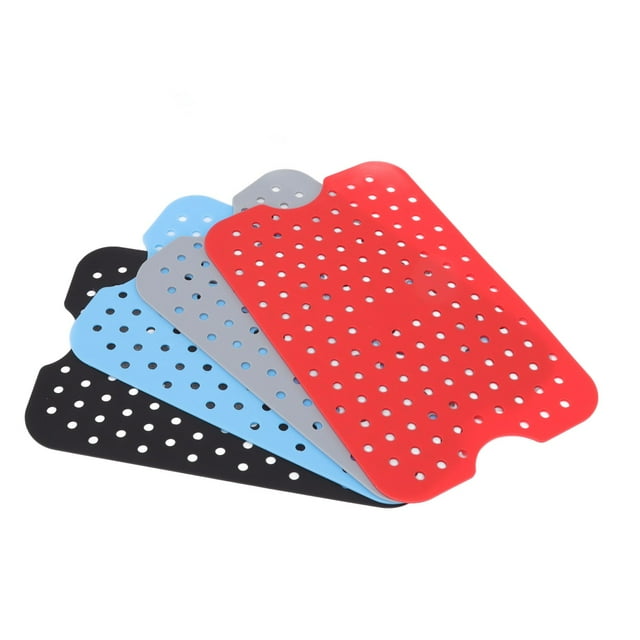 LAFGUR 4Pcs Reusable Silicone Air Fryer Liners High Heat Resistance Food Grade Material AirFryer Liners With A Magnetic Sticker,Silicone AirFryer Liners,Reusable Silicone Air Fryer Liners