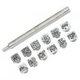 thumbnail image 4 of Stamping Punch Tool Kit, Stamping Punch Tool, Tang Dynasty Flower Design For Craft Lovers Gift, 4 of 8