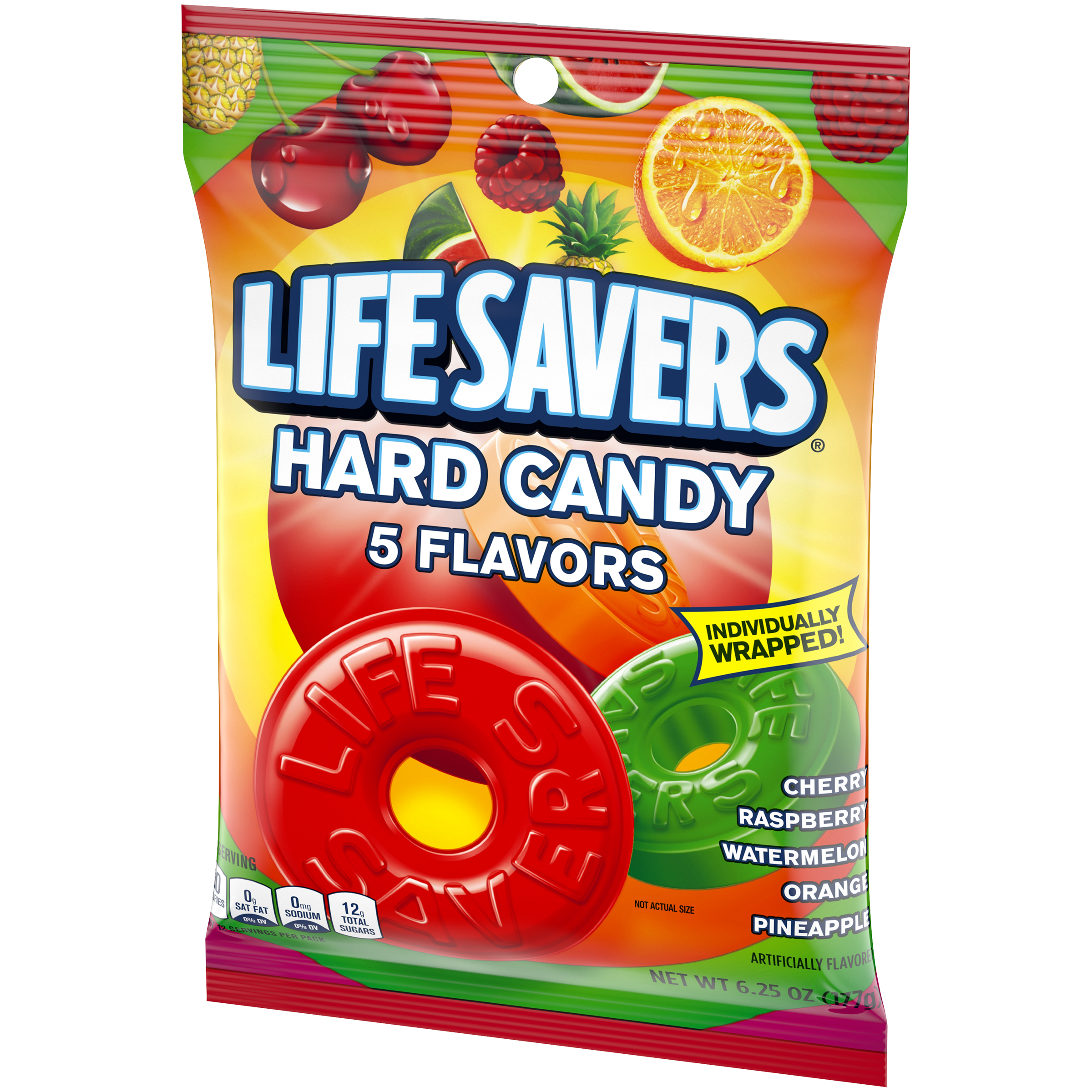 Life Savers 5 Flavors Hard Candy Individually Wrapped - 6.25 oz Bag - image 2 of 11