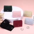 thumbnail image 3 of Uxcell Velvet Ring Box, Travel Jewelry Box Ring Holder Portable Small Rings Organizer for Rings Earrings Jewelry Storage Gift for Women Girls, Red, 3 of 7