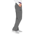 thumbnail image 3 of Med Couture Women's Yoga Pull-On Pant with 7 Pockets Ultra-Soft Rib-Knit Waistband and 2-Way Stretch Technology Plus Size - MC7739, 3XL, Slate, 3 of 5