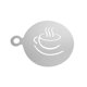 thumbnail image 2 of Juego De 6 Plantillas De Flores De Café, Plantilla De Metal Para Panes Y Té Con Leche, Antiadherentes Y Reutilizables Para Una Limpieza Fácil, Perfectas Para El Hogar.,Vsgery, 2 of 6