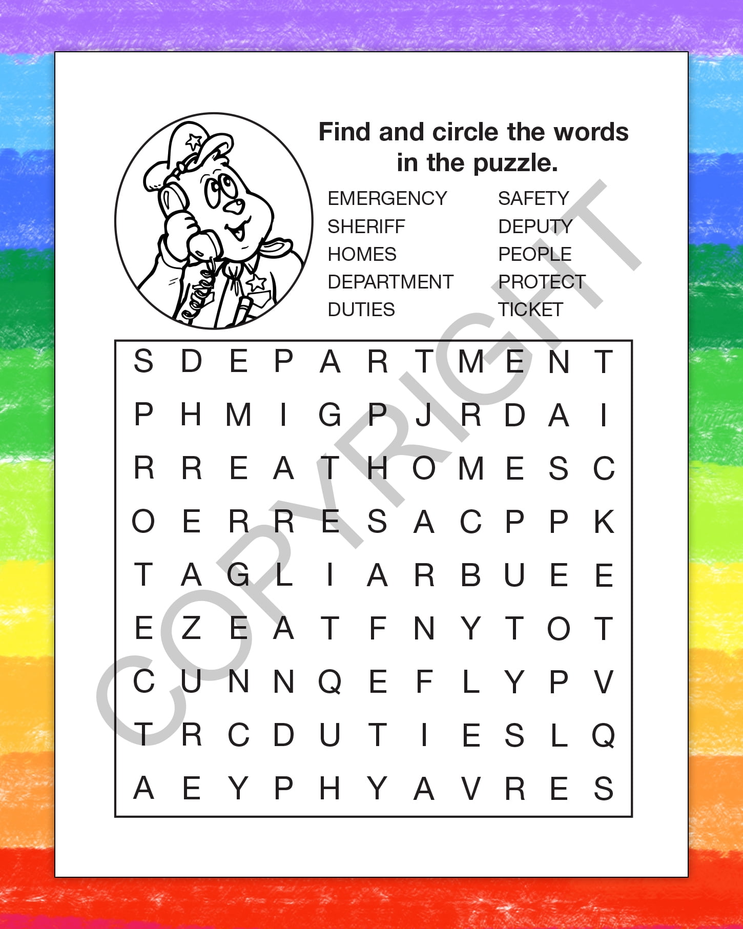 ZoCo: 25 Pack - Your Sheriff is Your Friend - Kid's Coloring & Activity Books